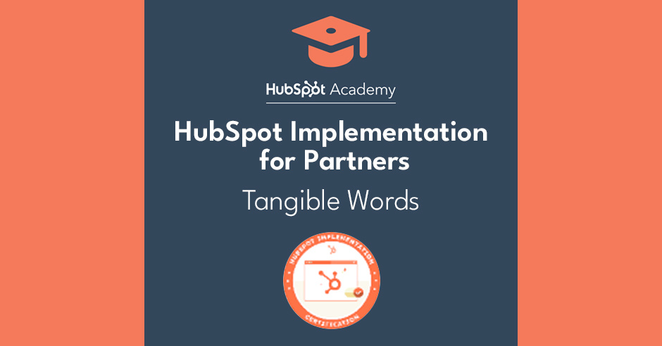 hubspot implementation for partners certificate