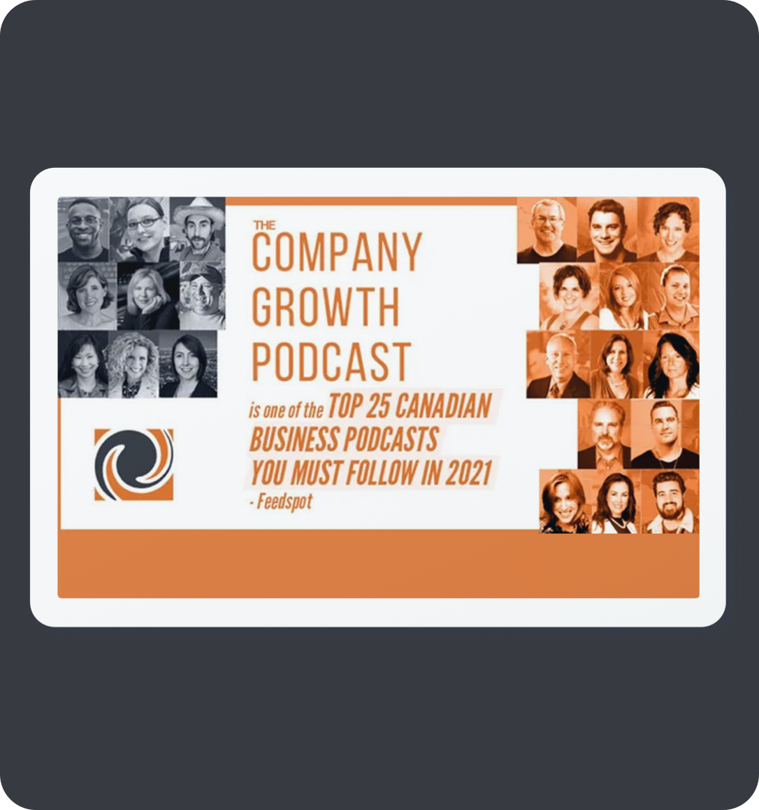 Top 25 Canadian Business Podcasts 2022: The Company Growth Podcast